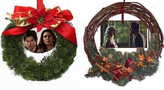 Vánoční věnec The Vampire Diaries